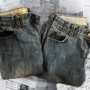 Bundle of 2 slim fit jeans 7/8
